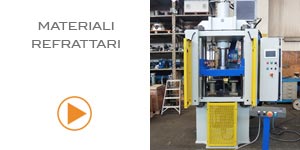 pressa materiali refrattari