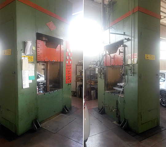pressa corrado fagotto 250 tonnellate - AEM3