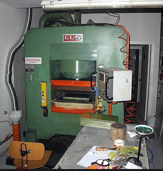 pressa energo conio 500 tonnellate - AEM3
