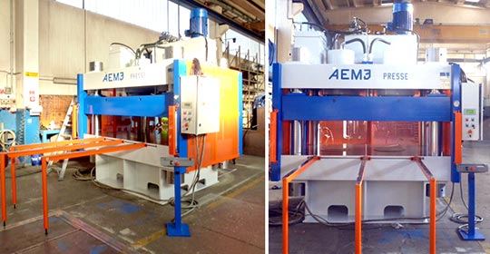 impianto pressa stampaggio polimeri - AEM3